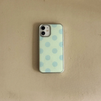 Big Polka Dot Metal iPhone Case