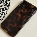 Leopard Tortoise Print iPhone Case