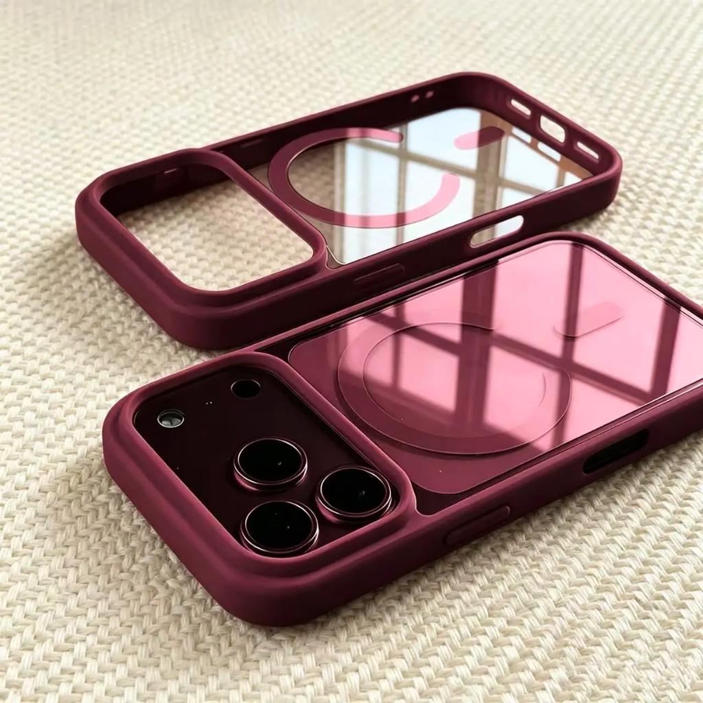 Transparent MagSafe iPhone Case With Soft Bumper