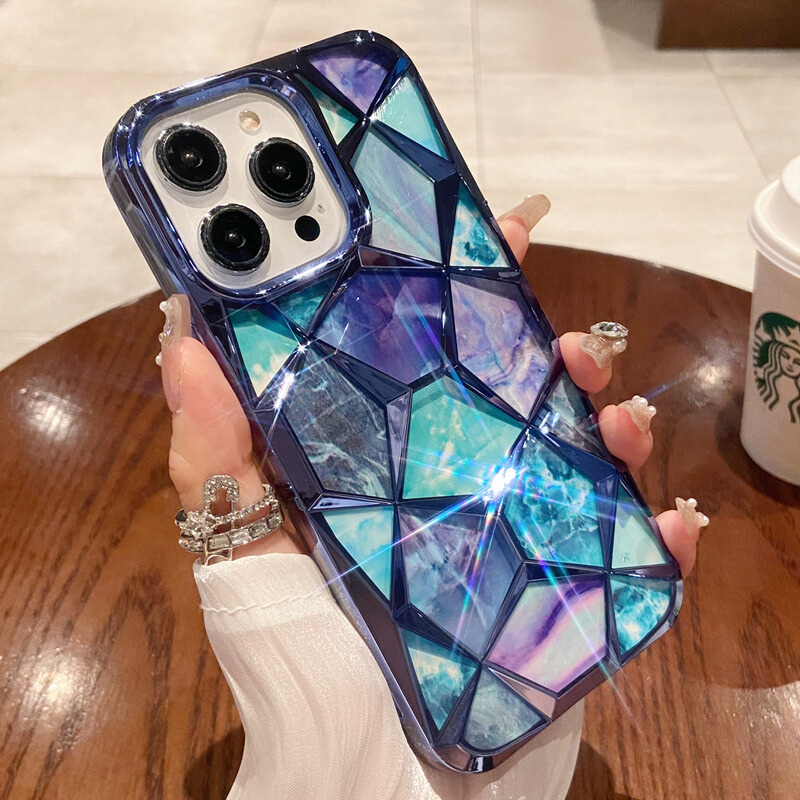 Crystal Gemstone Pattern iPhone Case