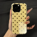 Retro Polka Dot iPhone Case Shockproof