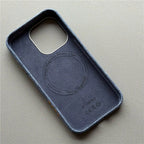 Washed Denim Texture Slim iPhone Case