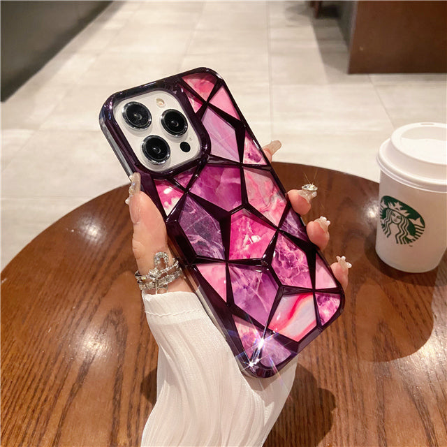 Crystal Gemstone Pattern iPhone Case