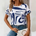 Willemijn Abstract Print Crew Neck T-Shirt_2