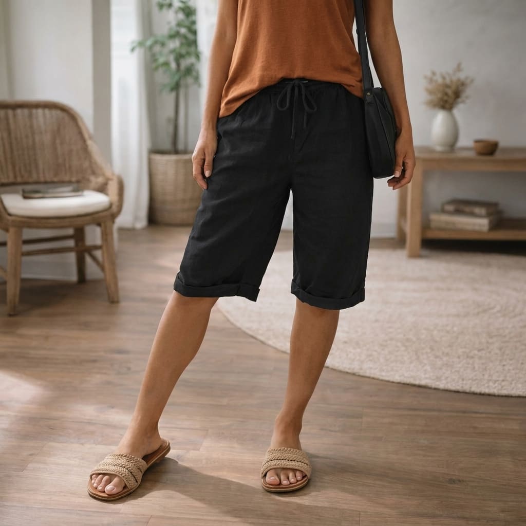 Malin Drawstring Bermuda Shorts_2