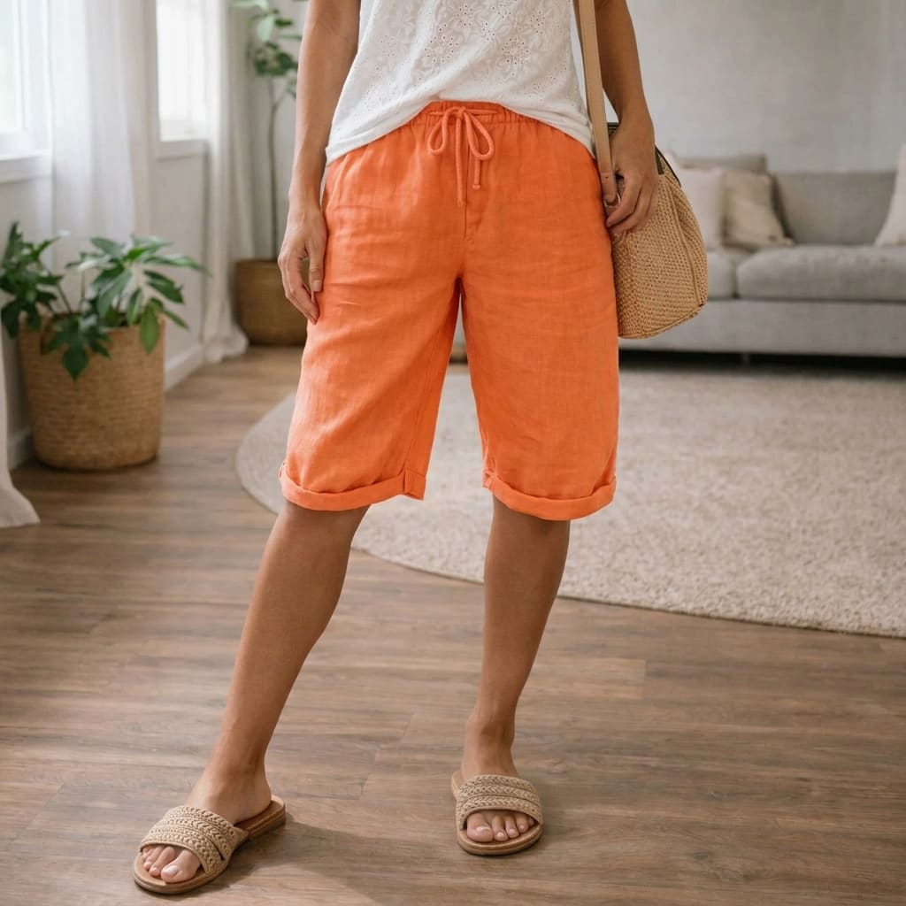 Malin Drawstring Bermuda Shorts_5