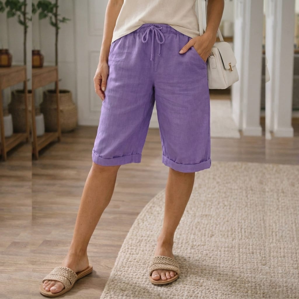 Malin Drawstring Bermuda Shorts_6