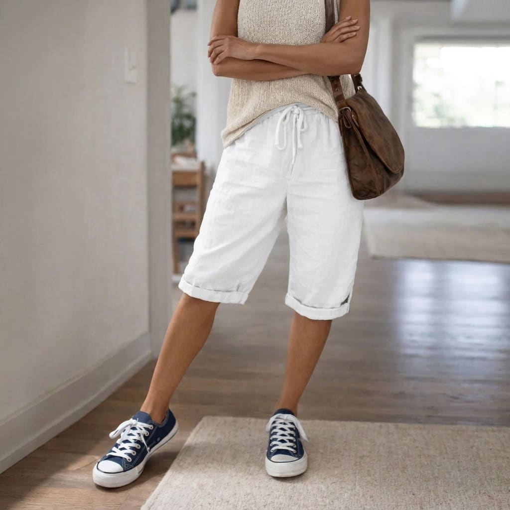 Malin Drawstring Bermuda Shorts_7