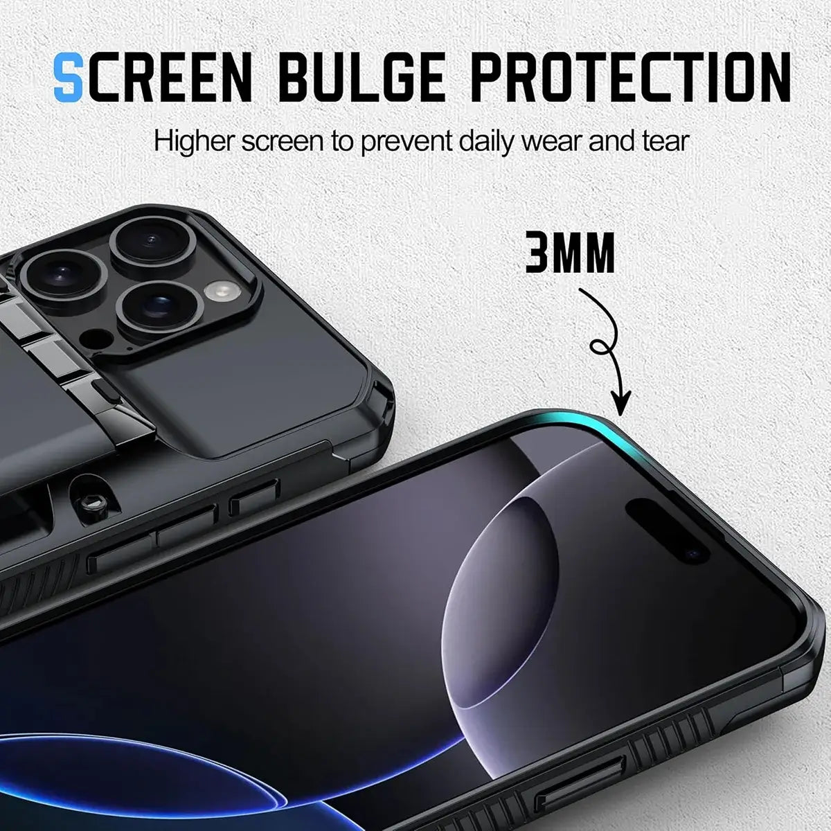 Rugged Sliding Card Holder Wallet iPhone Case