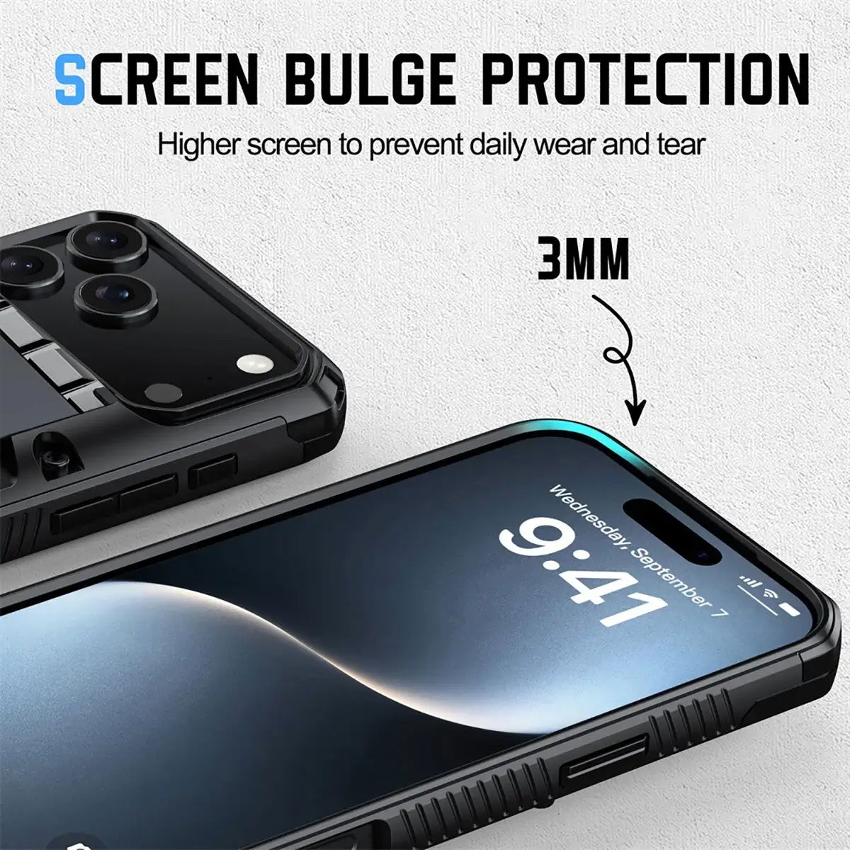 Rugged Sliding Card Holder Wallet iPhone Case