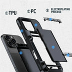 Rugged Sliding Card Holder Wallet iPhone Case