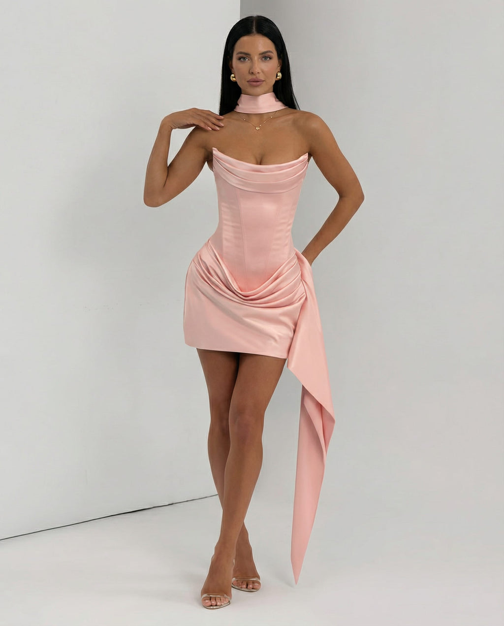 Camila Satin Corset Mini Dress_15