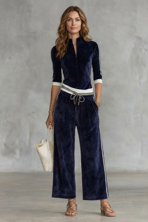 Alessandra Velour Wide Leg Two Piece Set_2