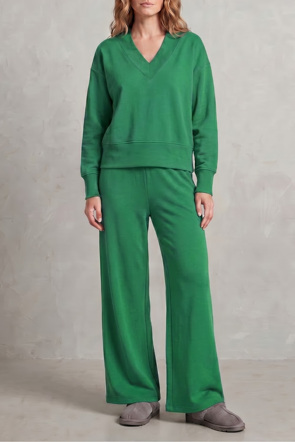 Benedetta Brushed Wide Leg Lounge Set_11