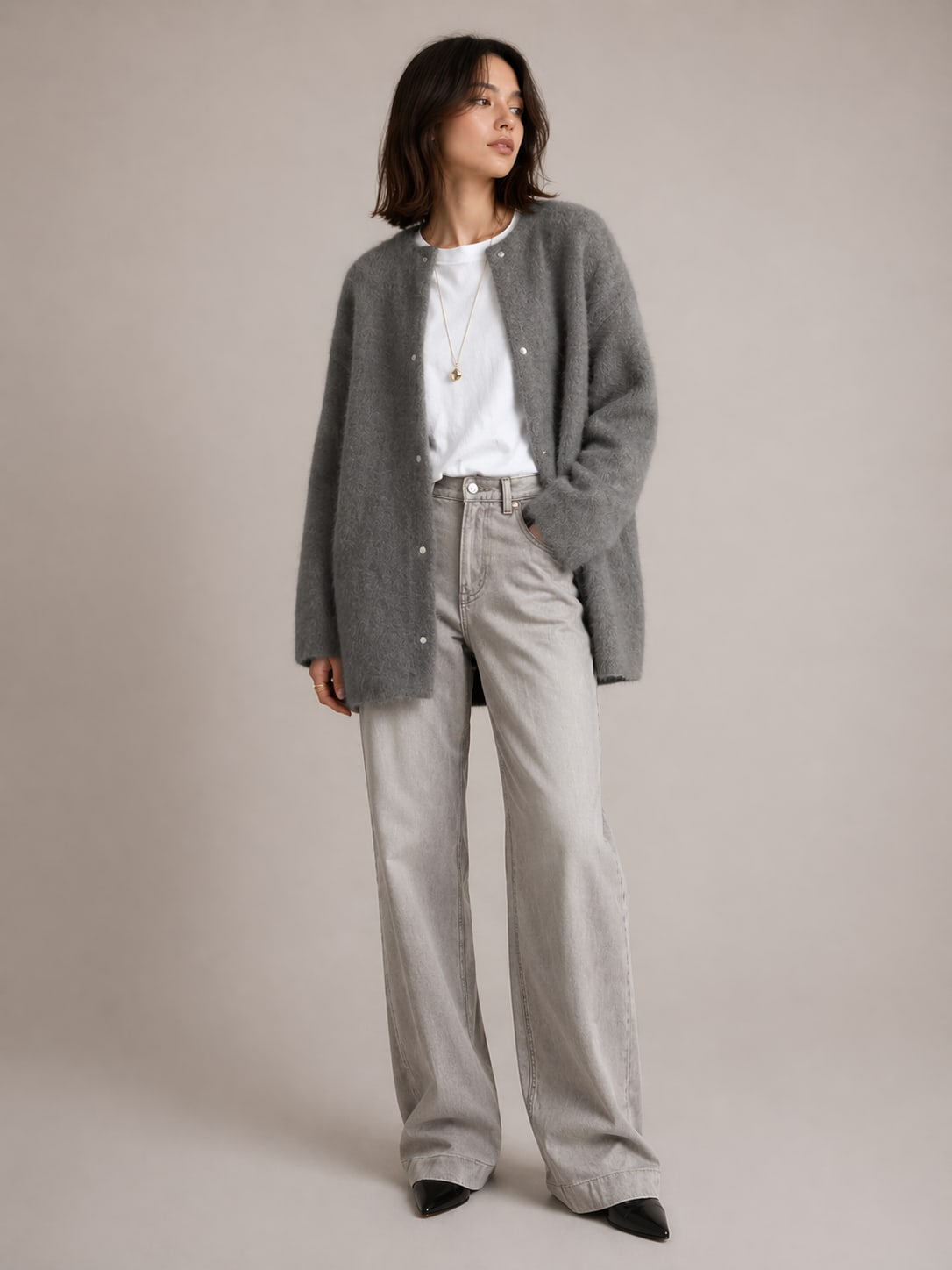 Elisa Longline Brushed Knit Cardigan_5