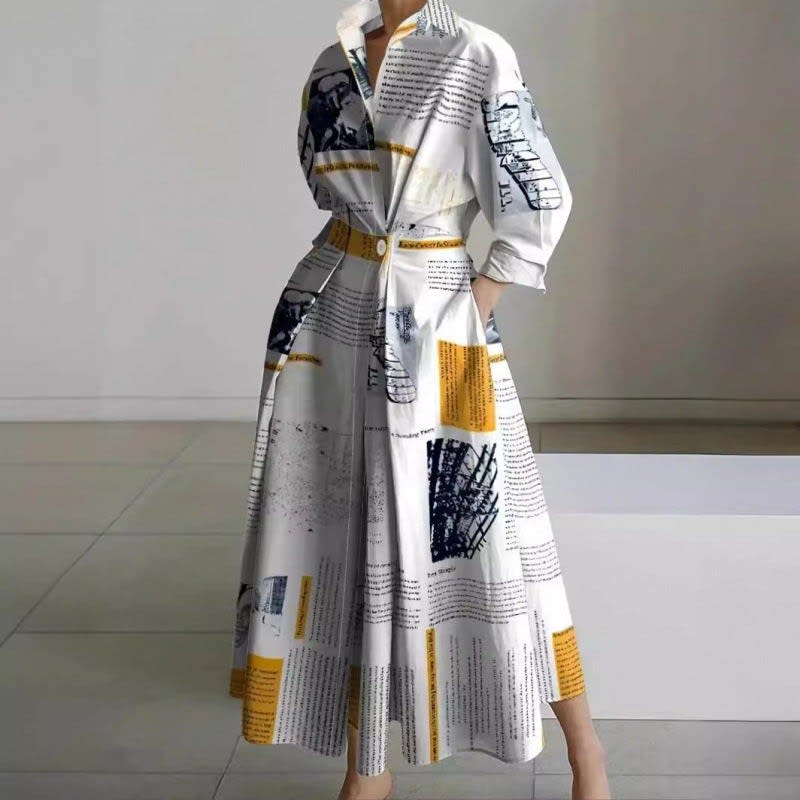 Jamila Button Front Maxi Shirt Dress_1