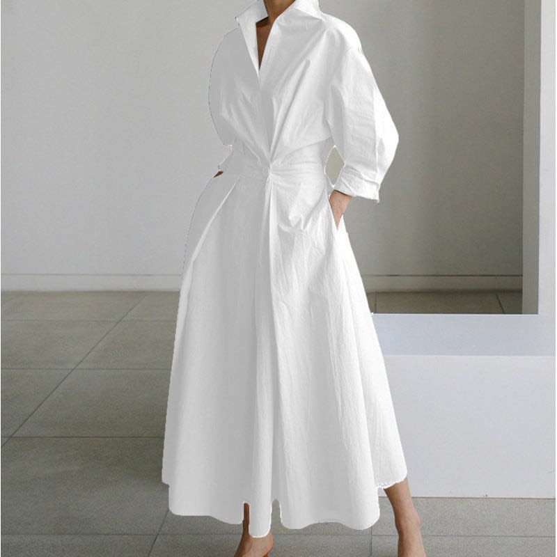 Jamila Button Front Maxi Shirt Dress_14