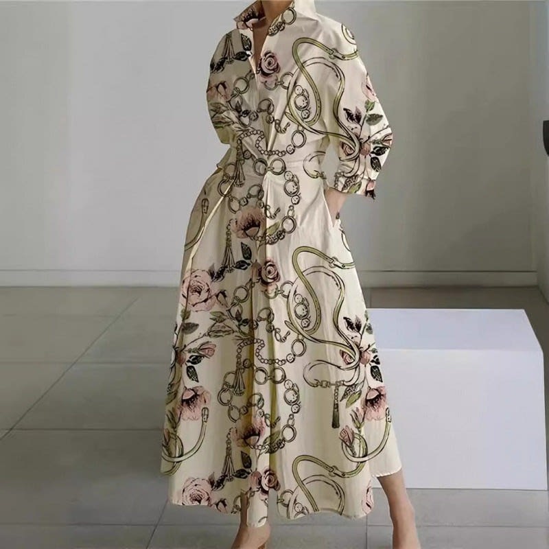 Jamila Button Front Maxi Shirt Dress_2