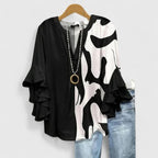Aitana Floral Ruffle Sleeve Blouse_5