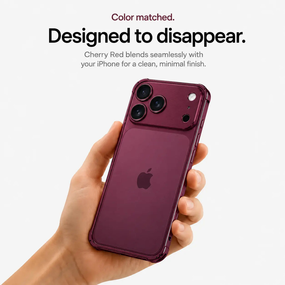 Open Back Phone Case with Corner Bumpers