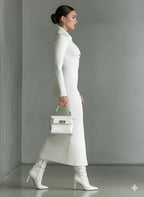 Lara Slim Fit Ribbed Midi Dress_5