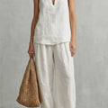 Noemi Cotton Blend Wide Leg Pants Set_1
