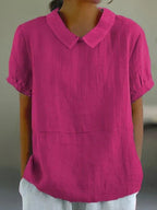 Aiko Short Sleeve Cotton Blouse_6