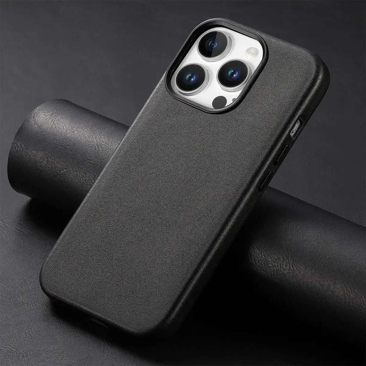 Leather MagSafe iPhone Case With Wireless Charging