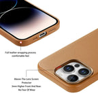 Leather MagSafe iPhone Case With Wireless Charging