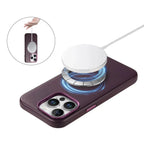 Leather MagSafe iPhone Case With Wireless Charging