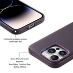 Leather MagSafe iPhone Case With Wireless Charging