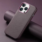 Leather MagSafe iPhone Case With Wireless Charging