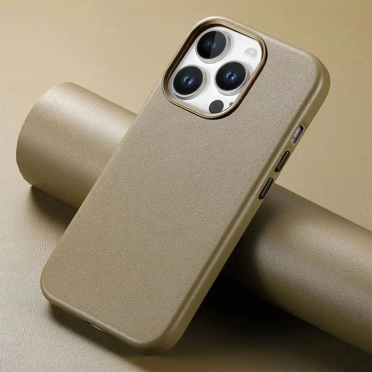 Leather MagSafe iPhone Case With Wireless Charging