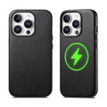 Leather MagSafe iPhone Case With Wireless Charging