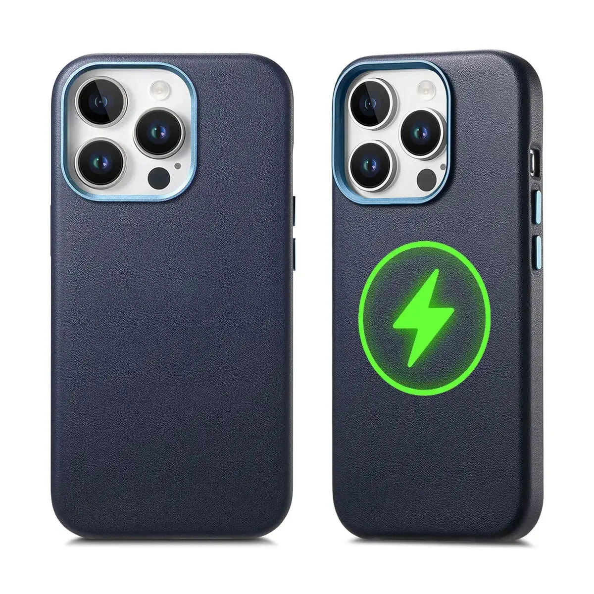 Leather MagSafe iPhone Case With Wireless Charging