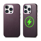 Leather MagSafe iPhone Case With Wireless Charging