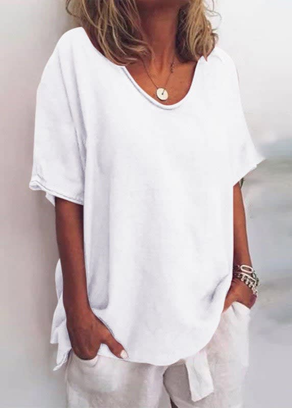 Nika Relaxed Fit Short Sleeve Blouse_2