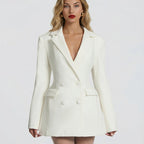 Aisha Double Breasted Blazer Mini Dress_1