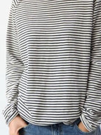 Ludovica Striped Relaxed Long Sleeve Top_4
