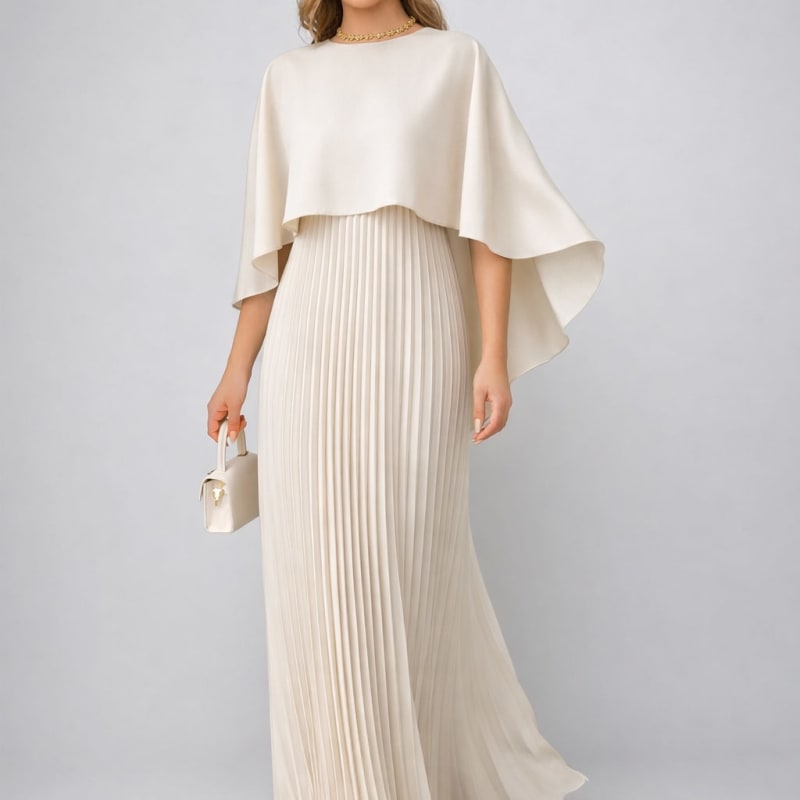 Jana Pleated Chiffon Maxi Dress_1