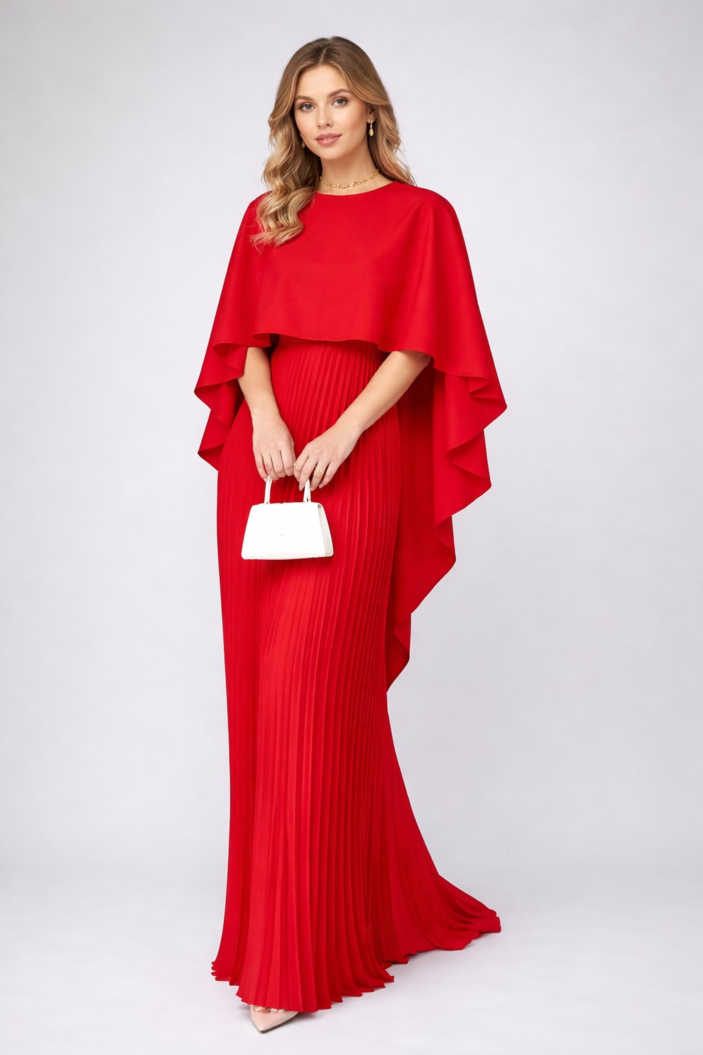 Jana Pleated Chiffon Maxi Dress_3