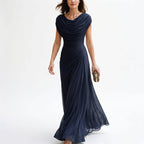 Signe Cowl Neck Ruched Maxi Dress_4