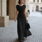 Signe Cowl Neck Ruched Maxi Dress_8