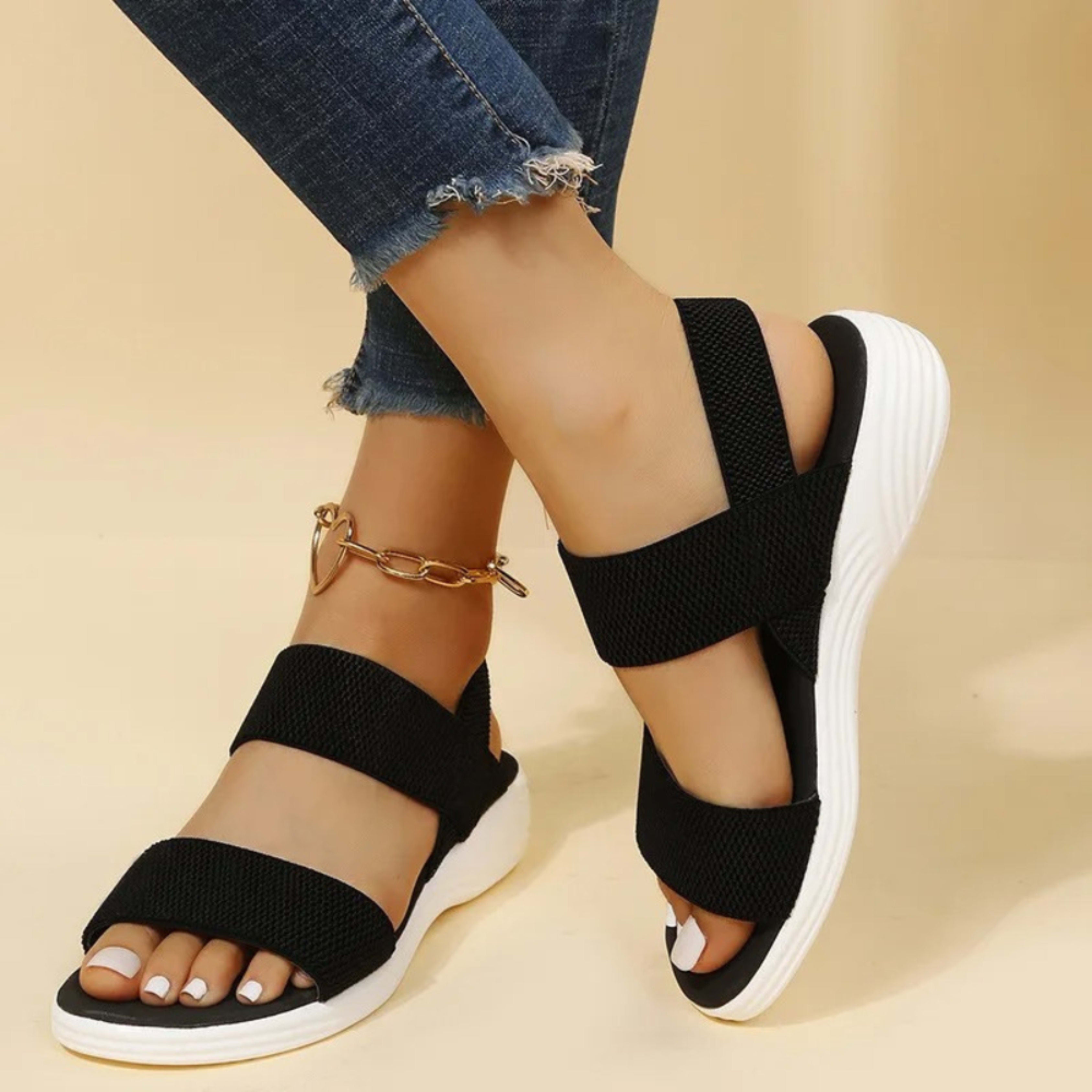 Fleur Cushioned Slingback Sandals_5