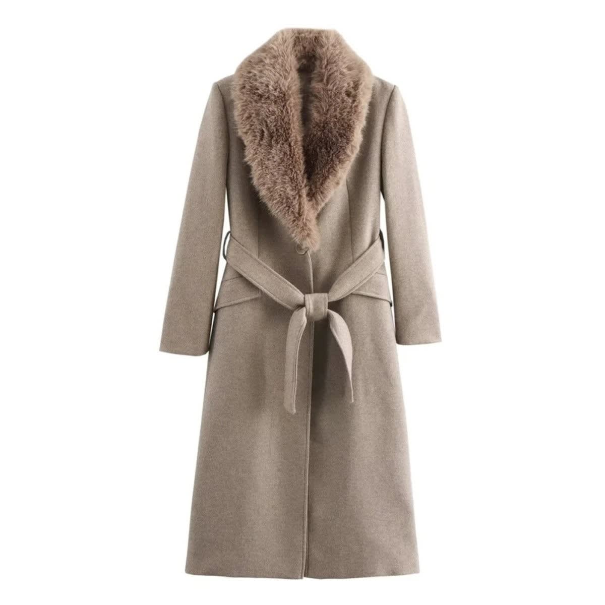Sanne Belted Wool Wrap Coat_4