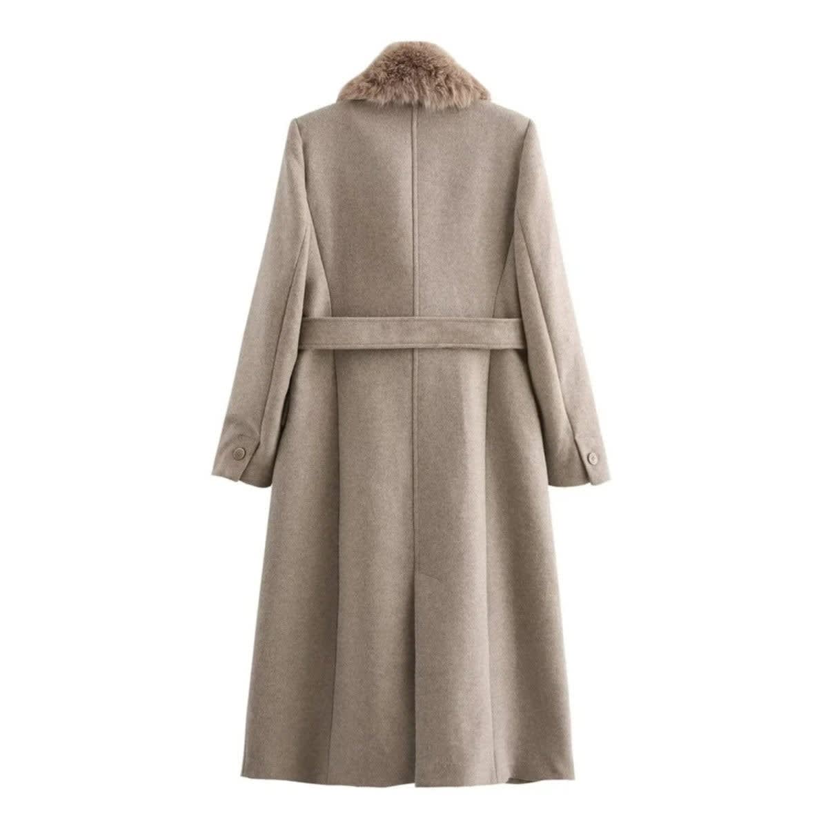 Sanne Belted Wool Wrap Coat_5