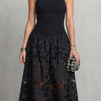 Pilar Asymmetric Lace Midi Dress_1