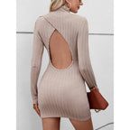 Sixtine Turtleneck Knit Mini Dress_2