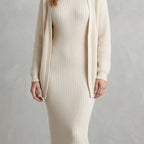 Adriana Ribbed Knit Midi Dress Set_1