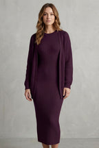 Adriana Ribbed Knit Midi Dress Set_24
